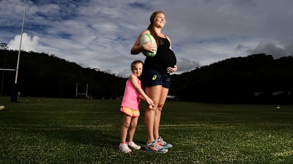 Beck's call: Nicole Beck with her 4-year-old daughter Sophie. 
