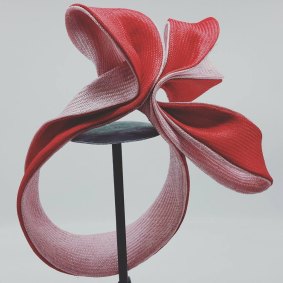 Red and pink is a hot colour combination for racing this autumn, says Canberra milliner Christine Waring.
