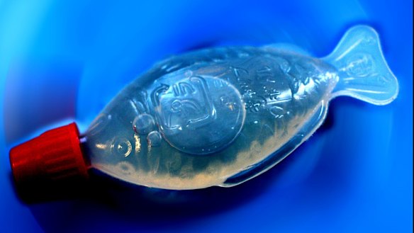 Fish-shaped soy sauce bottles are used to sell doses of 1,4-Butanediol, a GHB alternative.