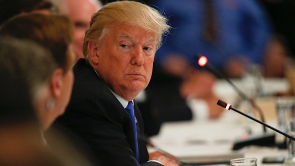 US President Donald Trump on Wednesday.