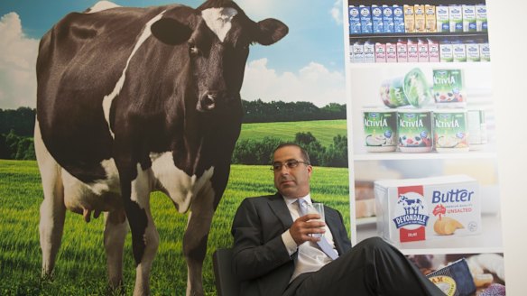 Out the door: Outgoing Murray Goulburn managing director Gary Helou.