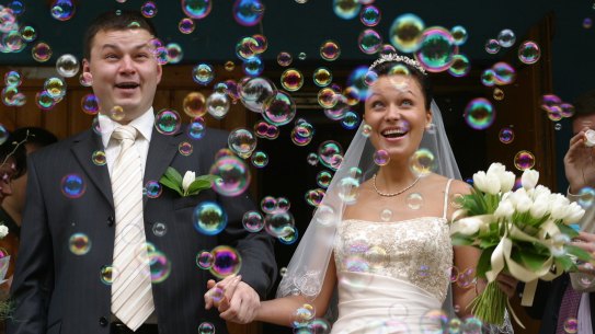 All up, we're taking marriage more seriously. And we are declaring our commitment before the Australian nation rather than God.