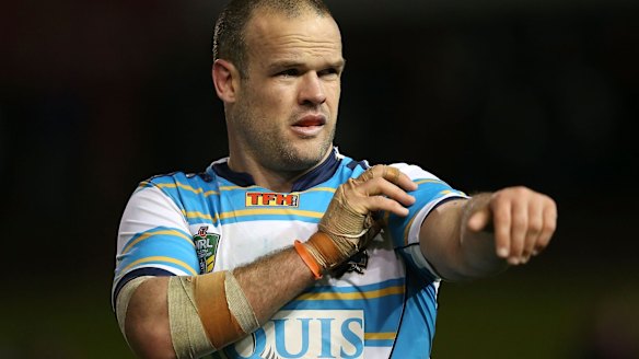 Out to prove a point: Nate Myles, who was let go by the Titans, will line for Manly against Gold Coast.