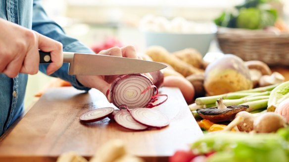 Make sure you keep your chopping boards separated - one for veg, one for meat.