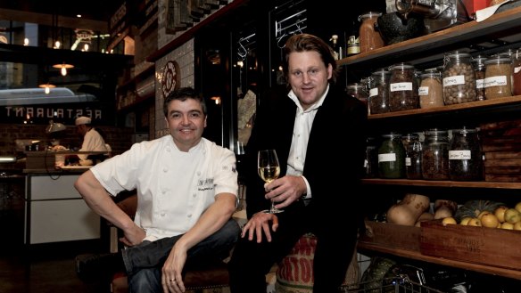 Chef Sean Connolly (left) and Sydney hospitality entrepreneur Fraser Short are behind the new venture.