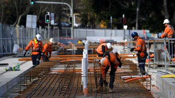 The standards for the new line differ to those for the existing inner west light rail line.