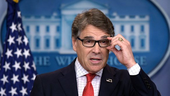 Energy Secretary Rick Perry was taken in by the call.