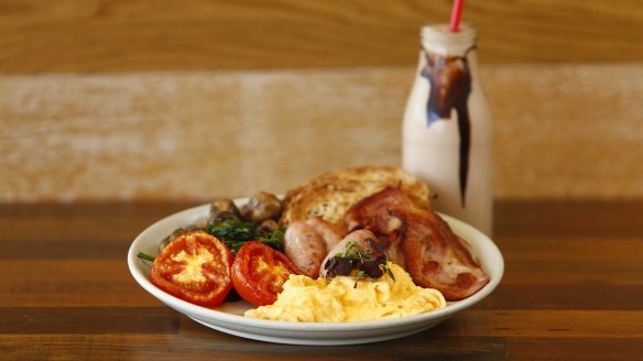 Kickstart your day with the Big Breakie from this new Revesby cafe.