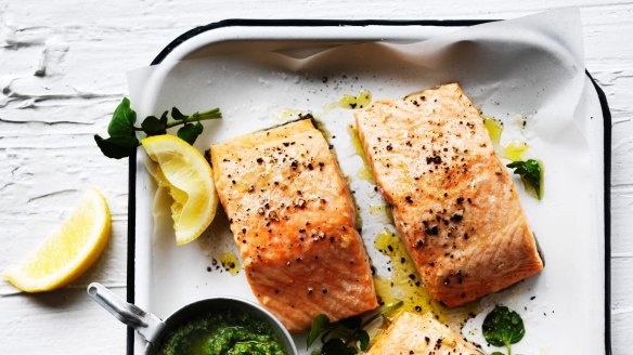 Oily fish such as salmon can help delay the onset of menopause, the study showed.