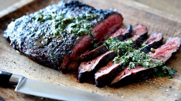 Tom Walton recommends keeping sauces on hand, like chimichurri, to spoon over meat, fish and grilled veg.