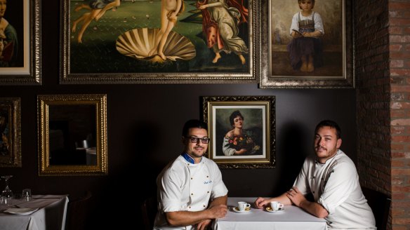 La Cantina chefs Nick Murdaca and Sean Mawbey.