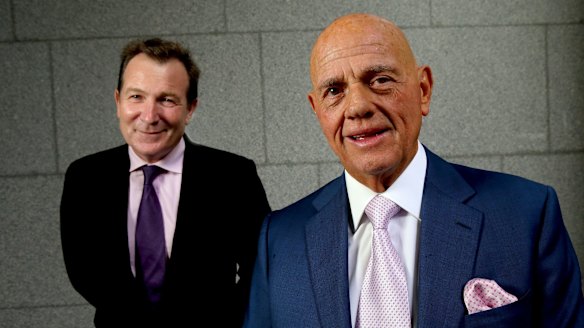 Premier Investments CEO Mark McInnes and chairman Solomon Lew. The Melbourne-based retailer is a master corporate strategist.