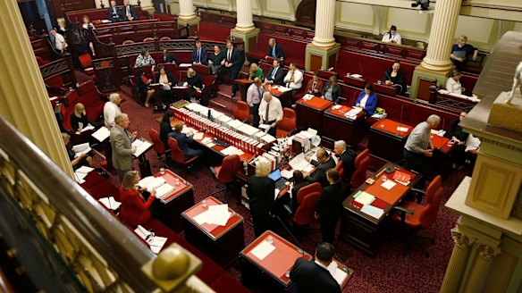 The upper house is in the middle of another extended sitting.