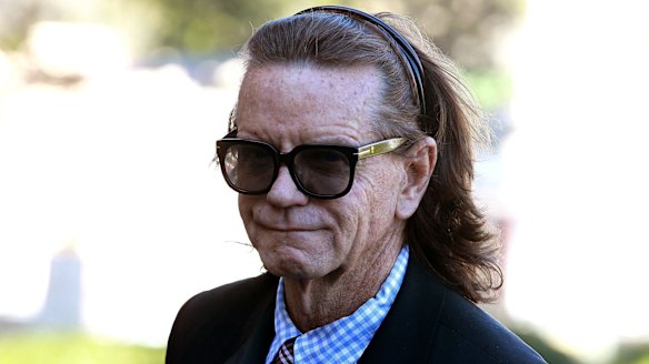 Barrister Charles Waterstreet at the NSW Supreme Court in July 2014.