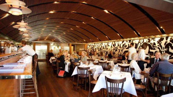 Despite the curved ceiling, Bistro Moncur is as straight French as it gets.