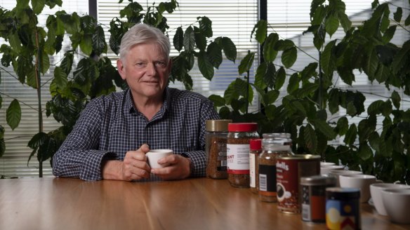 John Russell Storey tastes tests instant coffee.