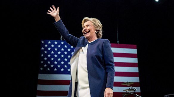 Democratic presidential candidate Hillary Clinton at a fundraiser in San Francisco on Thursday.