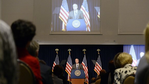 Pointing fingers: Jeb Bush said the US must be prepared to send ground troops to confront the Islamic State group in Iraq and Syria.