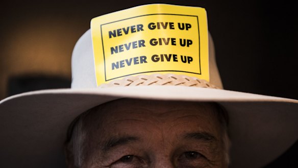 Members from the People from the Plains group are among those waging lengthy court challenges against the Santos project.