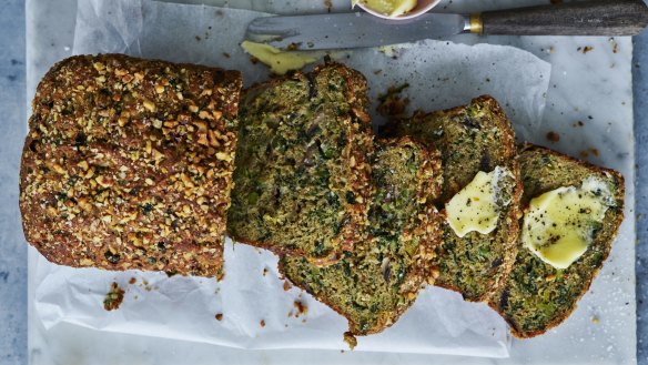 This loaf is packed full of seasonal vegetables.