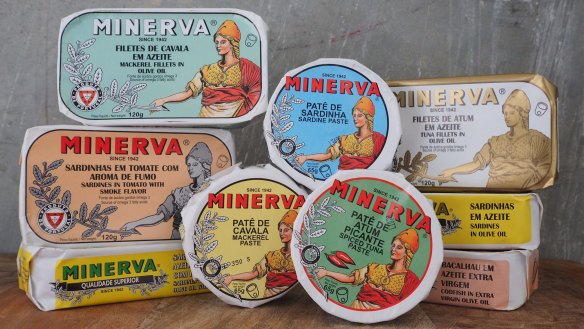 Staples since 1938: Portugal's Minerva fish products.