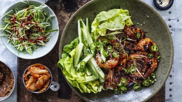 Gochujang, doenjang, gochugaru, kimchi and sesame oil – all these Korean pantry hits feature in 