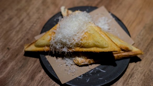 Bolognese jaffle dish at Arlechin 