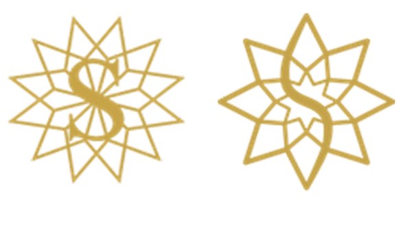 Left, the GPO Subterranean Bar and Grill logo featuring the 'S'  and, right, the Star logo. 