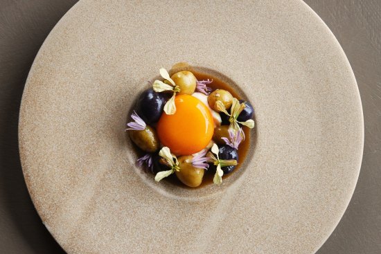 A dish from Tobin Kent's new Bellarine restaurant Moonah.