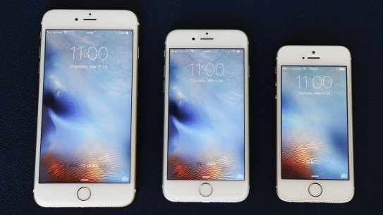We already suspected the new iPhone would lose its headphone jack, but will its home button go as well? Pictured here are last year's 6S and 6S Plus, and this year's SE.