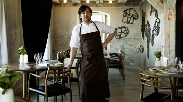 Chef Rene Redzepi at Noma in 2010. 