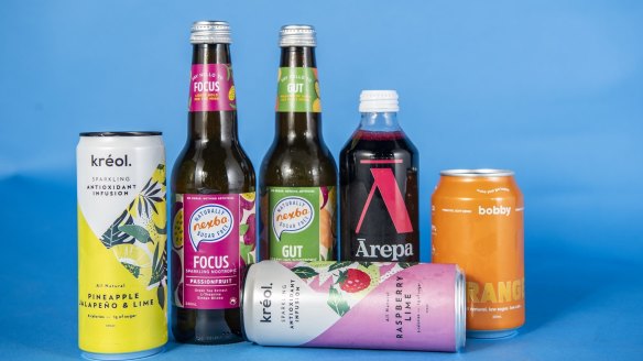 Aussies are jumping on the beverages with benefits bandwagon, spending big on drinks with purported health benefits.