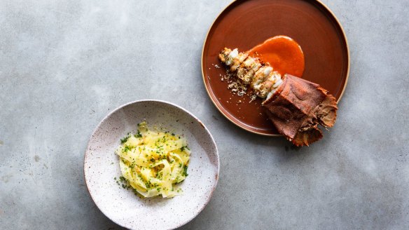 Bay lobster with lemon and garlic from Pipit in Pottsville.