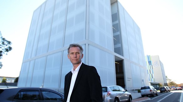 Architect Julian Ashton at The Westmead Institute for Medical Research.