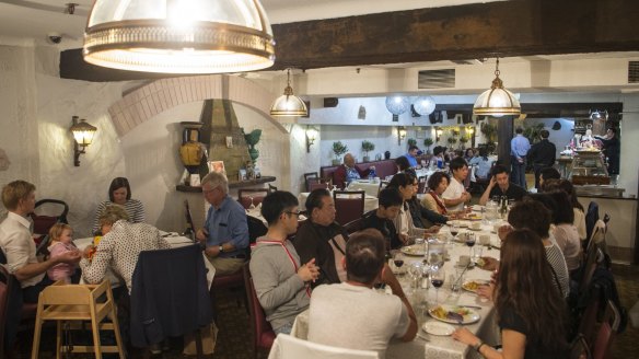 Diethnes Greek Restaurant  is a place for family dinners and long lunches.