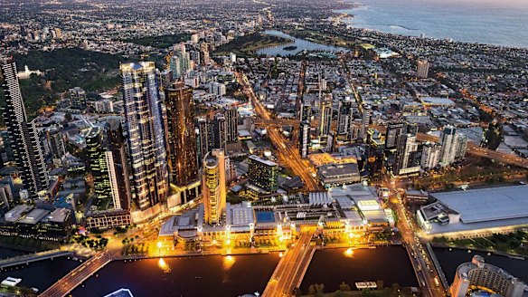 A new hotel and apartment complex to be built by Crown. 