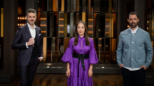 Jock looking dapper, Melissa looking glam and Andy looking like a Thunderbird.