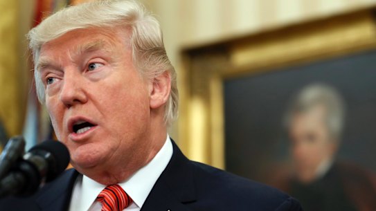 President Donald Trump was described as 'crazy' in the conversation.