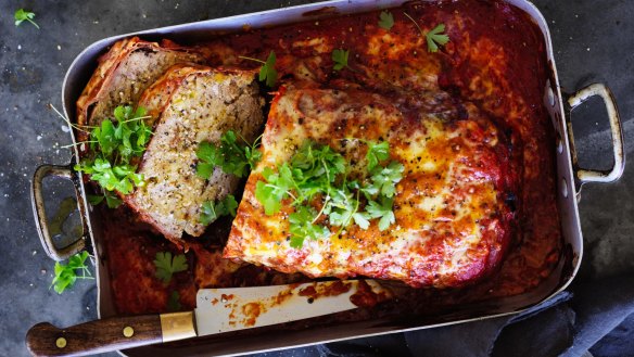 Meatloaf meets parma.