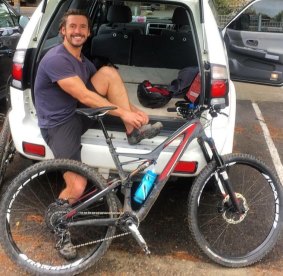Gareth Clear was riding in Manly on Sunday.