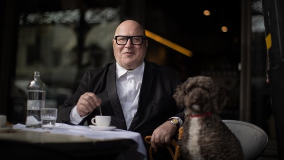 Ronnie Di Stasio and Lia Bella at D.O.C Espresso in Lygon Street.