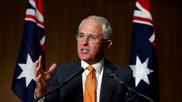 Prime Minister Malcolm Turnbull addresses the media to announce a July 2 election.