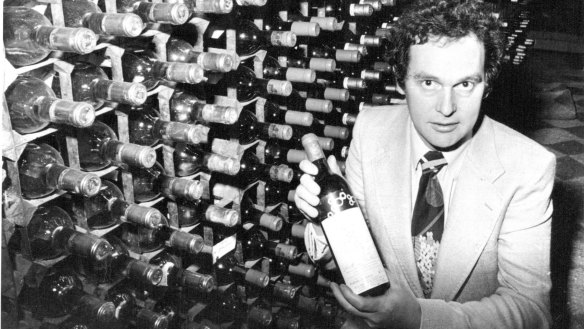Hermann Schneider, who fought to serve wine with meals at Two Faces, became a wine merchant in the 1970s.
