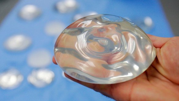 A breast implant.