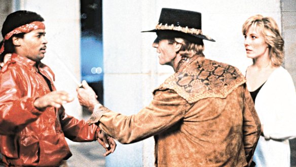 "That's not a knife": Paul Hogan in Crocodile Dundee.