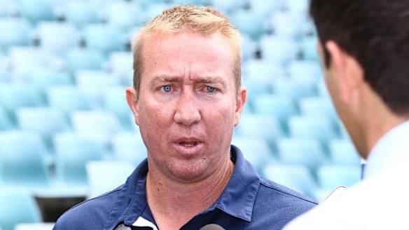 Tougher stand needed: Roosters coach Trent Robinson says the NRL failed to discourage video extortion by punishing Mitchell Pearce but ignoring the man who took the video. 