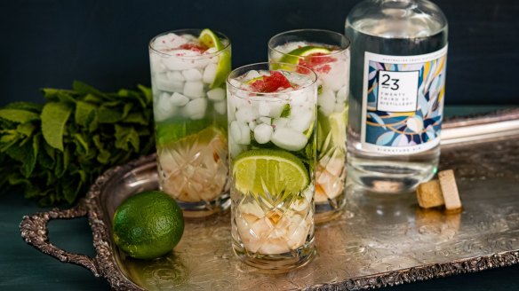 Lime-fresh: a new twist on gin fizz.