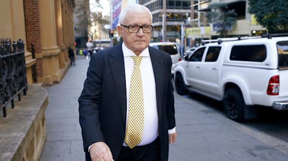 Ron Medich leaves court in May last year.