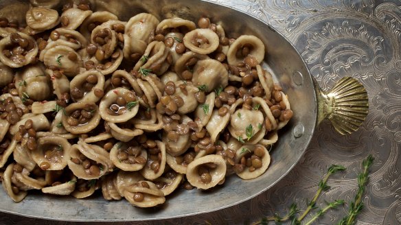 Pasta and lentils: simple as they come, and as soul-buffering.