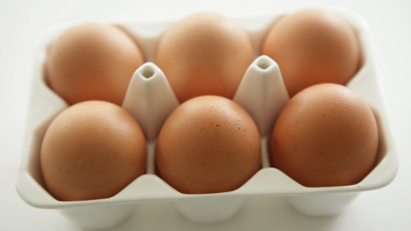 Eggs have porous shells and can absorb odours from pungent food nearby.